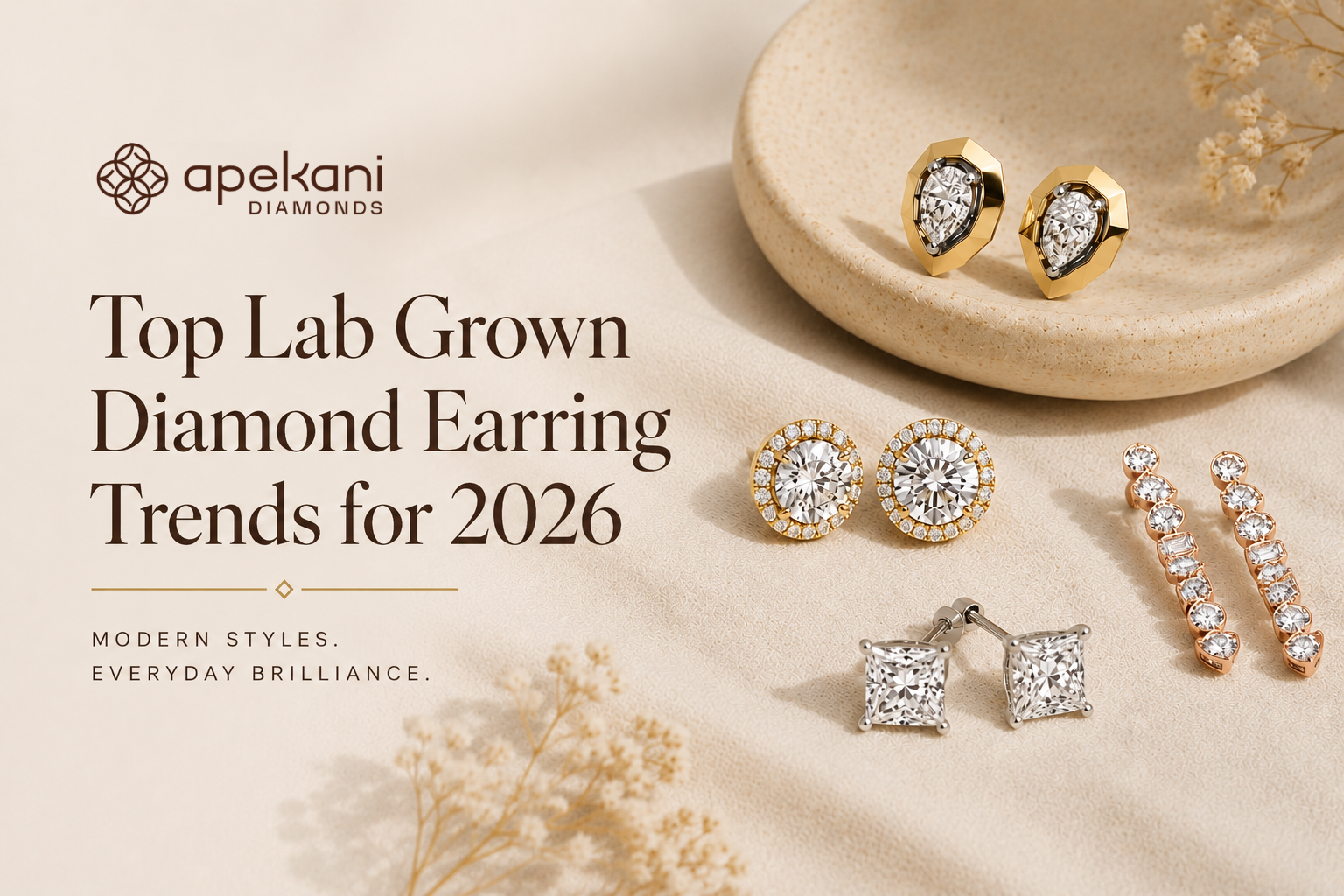 Top Lab Grown Diamond Earring Trends for 2026