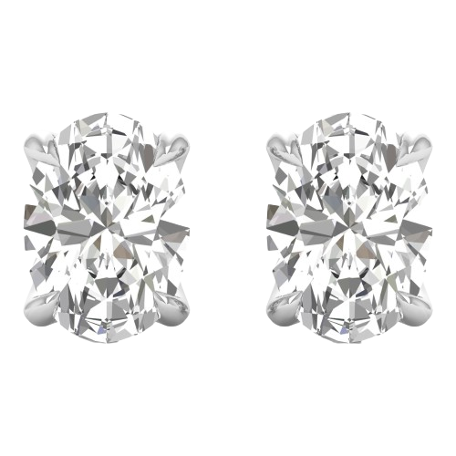 Aelixis - Earrings in 18K White Gold | Lab-Grown Diamond