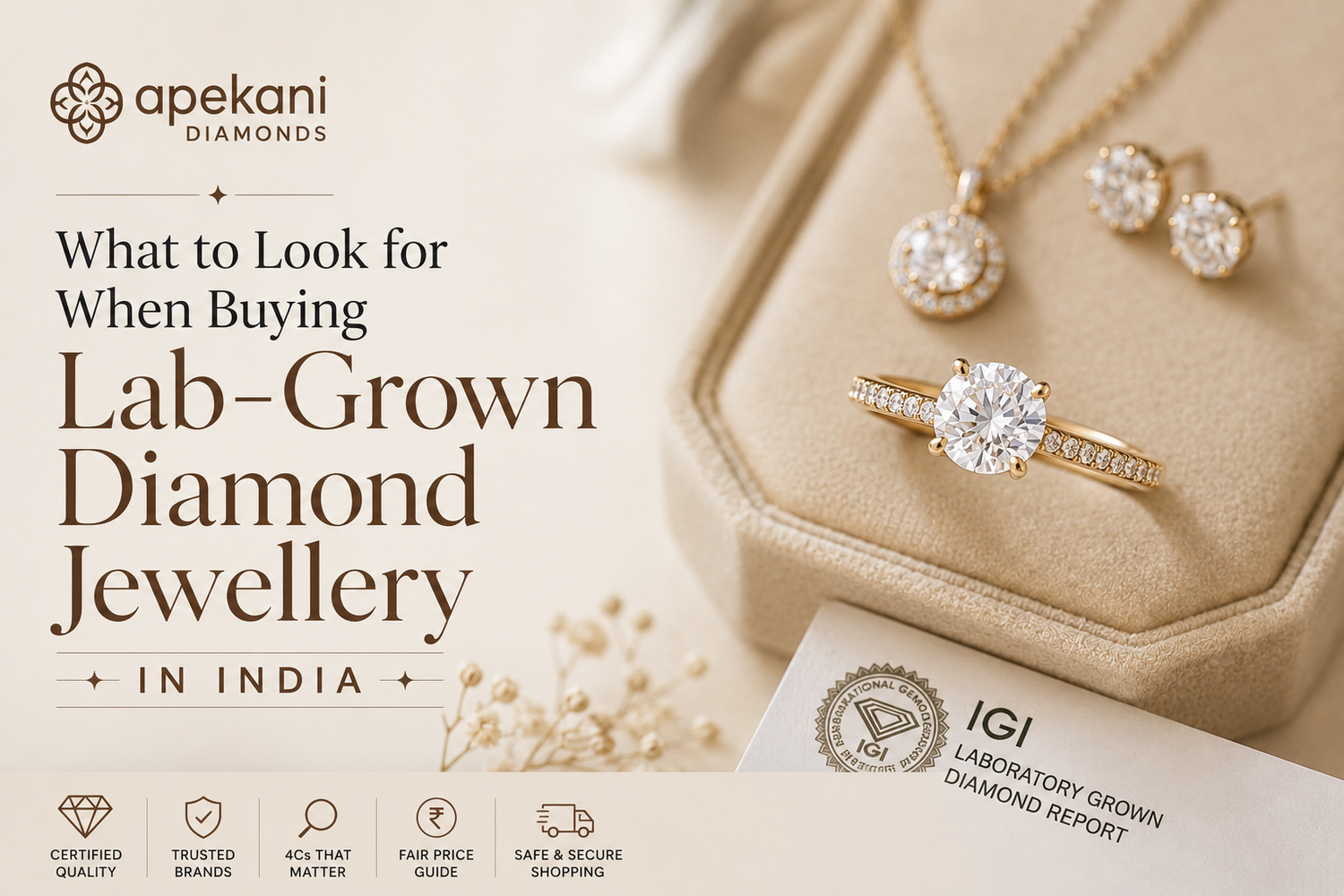 What to Look for When Buying Lab-Grown Diamond Jewellery in India