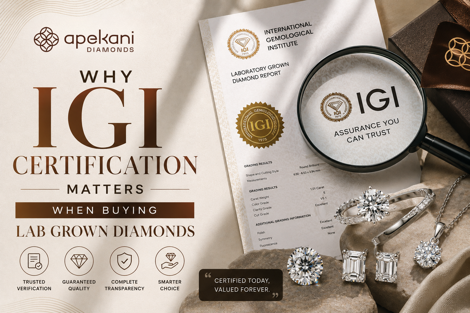 Why IGI Certification Matters for Lab Grown Diamonds