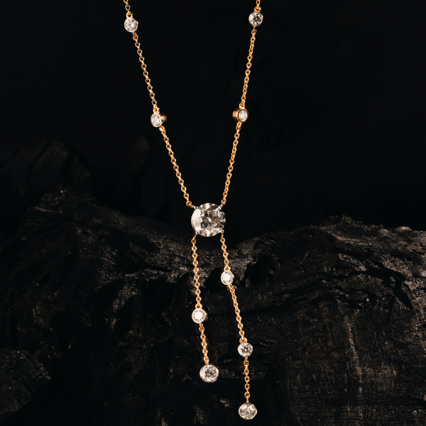 Aurienne - Necklace in 18K Yellow Gold | Lab-Grown Diamond