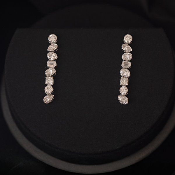 Aloura - Earrings in 14K White Gold | Lab-Grown Diamond