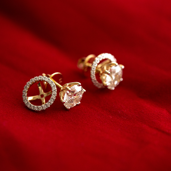 Gavora - Earrings in 14K Yellow Gold | Lab-Grown Diamond