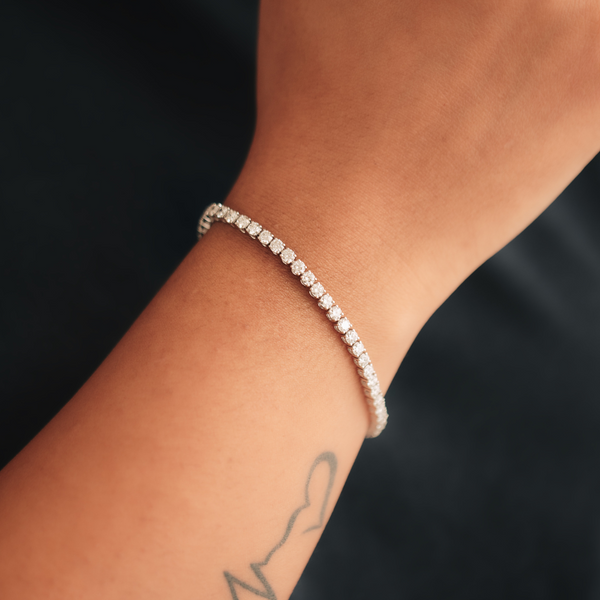 Evalisette - Bracelet in 18K White Gold | Lab-Grown Diamond