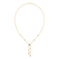 Aurienne necklace in 18K yellow gold, round brilliant lab-grown diamond — Apekani Diamonds