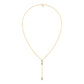 Auvessa necklace in 18K yellow gold, round brilliant lab-grown diamond — Apekani Diamonds