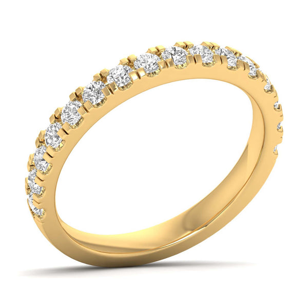 Beloria ring in 14K white gold, round brilliant lab-grown diamond — Apekani Diamonds