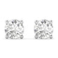 Brillara earrings in 18K yellow gold, round brilliant lab-grown diamond — Apekani Diamonds