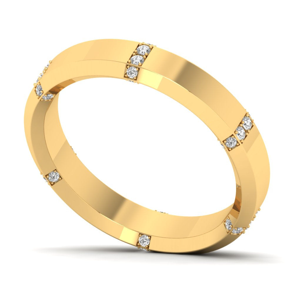 Cyrelle ring in 18K white gold, round brilliant lab-grown diamond — Apekani Diamonds