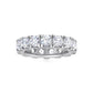 Elvessa ring in 14K white gold, round brilliant lab-grown diamond — Apekani Diamonds