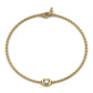 Evalisora bracelet in 14K yellow gold, princess-cut lab-grown diamond — Apekani Diamonds