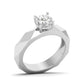 Fayora ring in 14K yellow gold, round brilliant lab-grown diamond — Apekani Diamonds