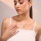 Gavisse pendant in 14K yellow gold, round brilliant lab-grown diamond (view 2) — Apekani Diamonds