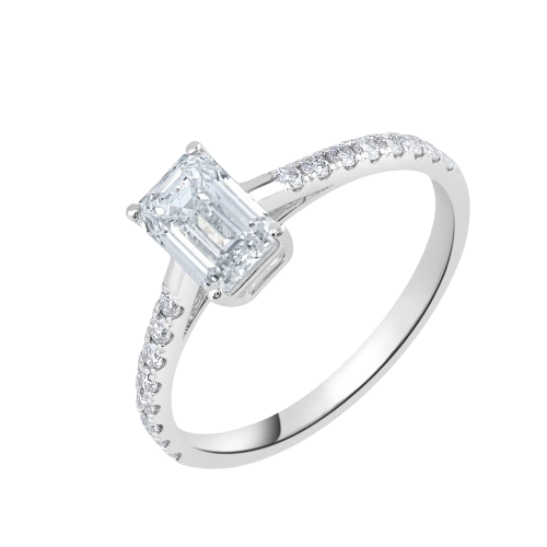 Womens Ring - 14K White Gold