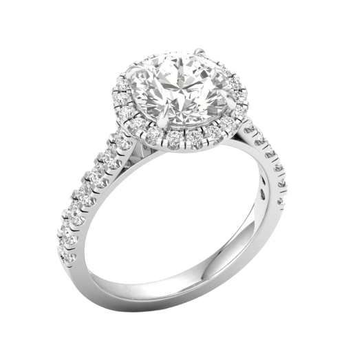 Womens Ring - 18K White Gold