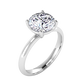 Elovira ring in 18K yellow gold, round brilliant lab-grown diamond — Apekani Diamonds