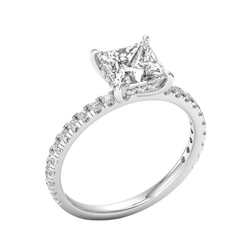 Florisia - Ring in 14K White Gold | Lab-Grown Diamond