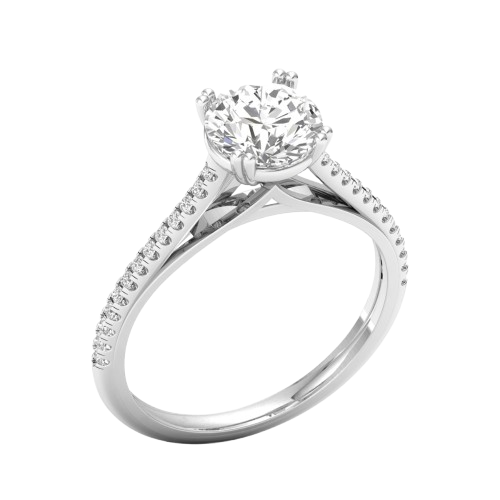 Womens Ring - 14K White Gold