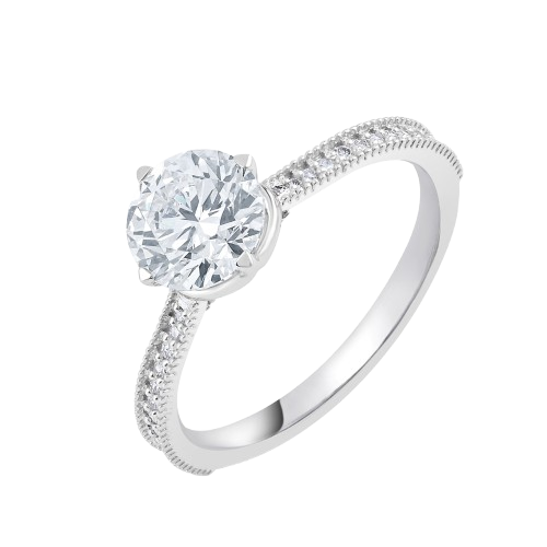 Womens Ring - 18K White Gold