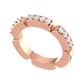 Celivie ring in 14K rose gold, round brilliant lab-grown diamond — Apekani Diamonds
