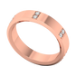 Cylisse ring in 18K rose gold, round brilliant lab-grown diamond — Apekani Diamonds
