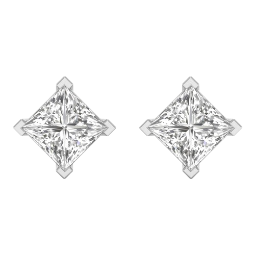 Evola - Earrings in 14K White Gold | Lab-Grown Diamond