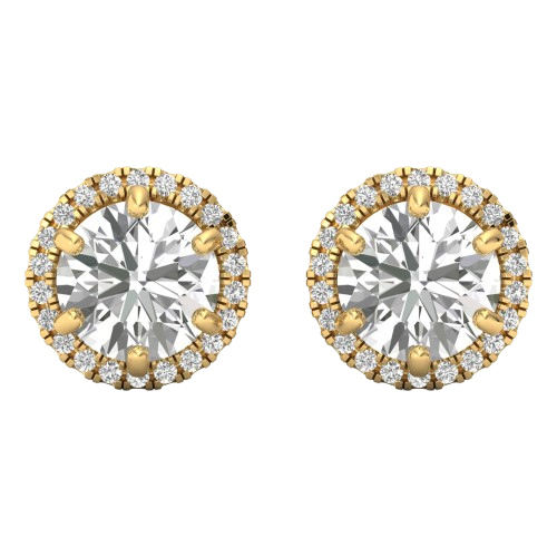 Gavora - Earrings in 14K Yellow Gold | Lab-Grown Diamond
