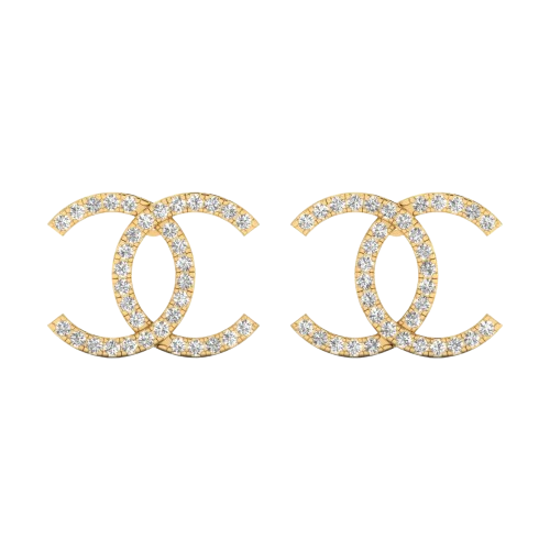 Celvian - Earrings in 14K Yellow Gold | Lab-Grown Diamond