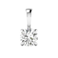 Aelira pendant in 18K yellow gold, round brilliant lab-grown diamond — Apekani Diamonds