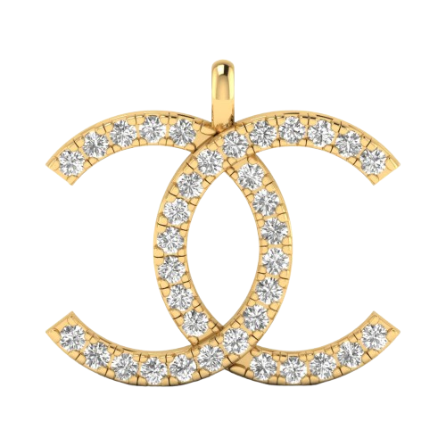 Cylora - Chain Pendant in 14K Yellow Gold | Lab-Grown Diamond