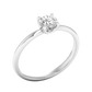 Aeliris ring in 18K yellow gold, round brilliant lab-grown diamond — Apekani Diamonds