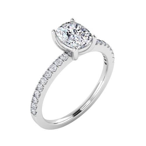 Womens Ring - 14K White Gold